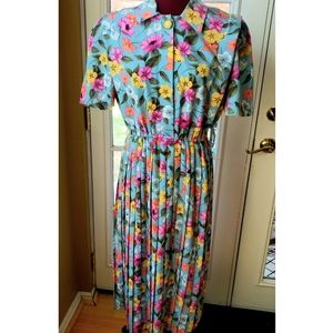 Authentic Vintage Lady Carol Shiffon Dress:Sz12